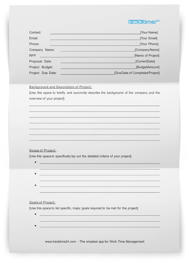 Get It In Writing With Our Request For Proposal Template TrackTime22 Regarding Request For Proposal Template Word