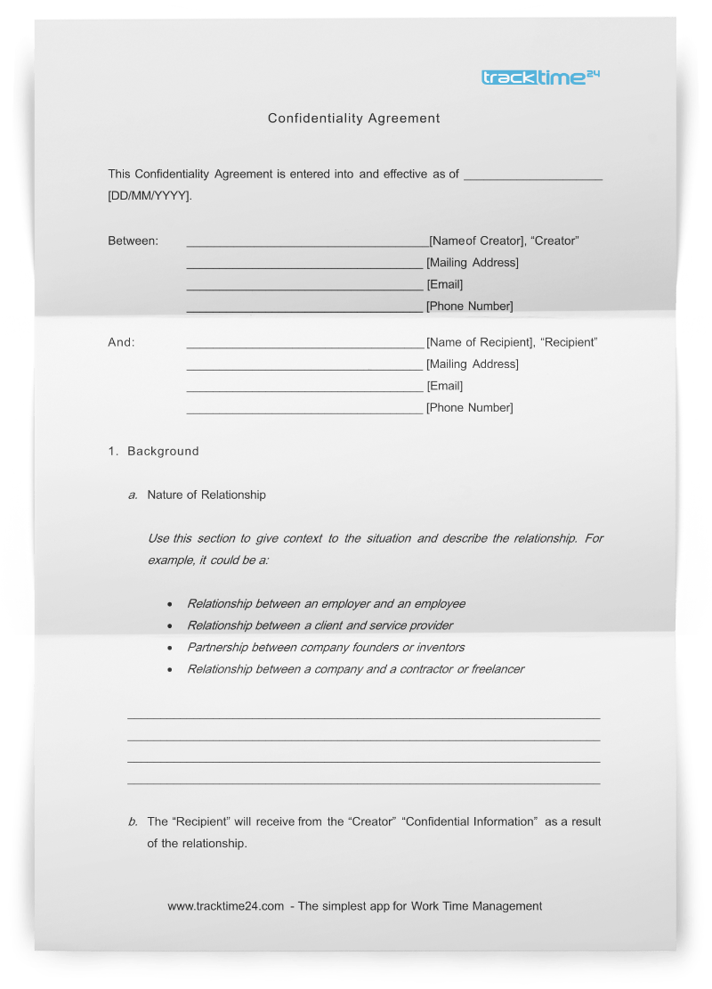 Protect Your Information With This Confidentiality Agreement With Regard To payroll confidentiality agreement template