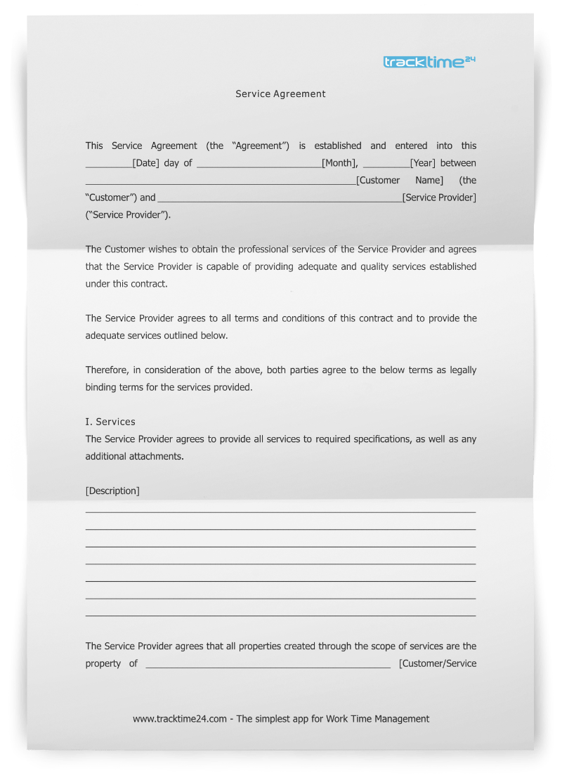 Free Terms Of Service Agreement Template Sfiveband com